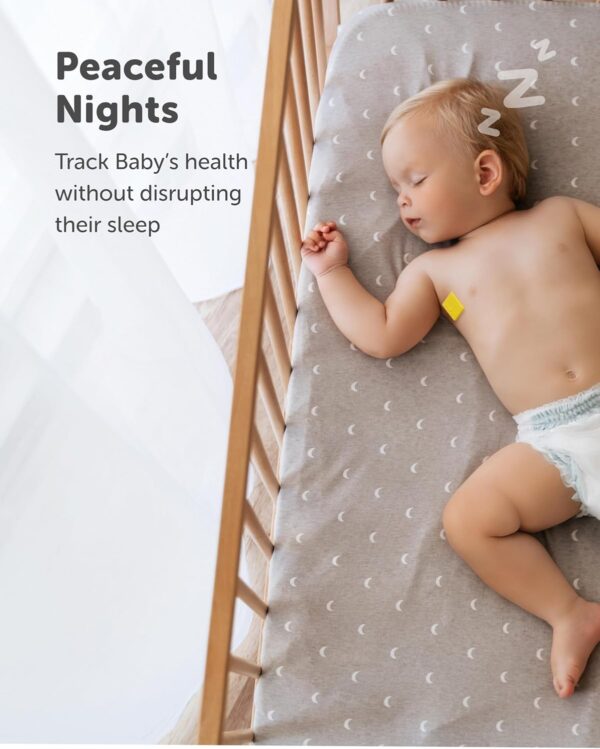 CuboAi Smart Temp | Medical-Grade Thermal Sensor to Continuously Monitor Baby’s Temperature | Wearable Axillary Thermometer for Real-Time Tracking | Must be Paired with CuboAi Plus Smart Baby Monitor - Image 4