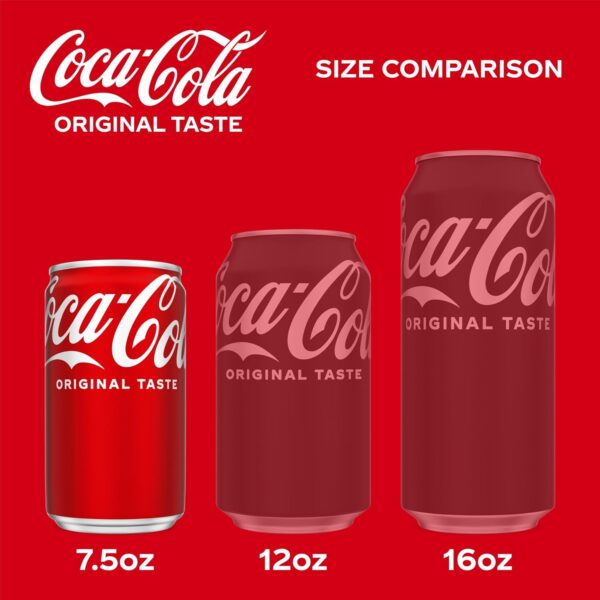 Coke Mini-Can 7.5oz, 10 pack - Image 7