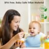Large 4.5 Cup Baby Food Maker, 4-1 Steamer and Blender Food Processor for Homemade Organic Puree Smoothie Mash, Sterilize and Warm Function, 6 Pack Reusable Food Pouches, Baby Essentials - Image 6
