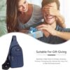 Overstock Items Clearance, Sling Bag for Women Mens, with USB Charging Port, Small Backpack Sash Bag for Walking Hiking - Image 4