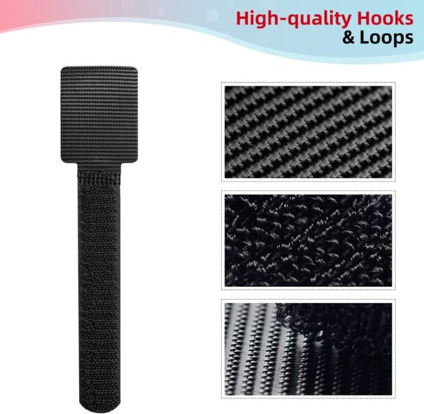 SUITMAT Cord Organizer for Appliances 18 Pack, Cable Organizer Cord Holder for Small Kitchen Appliances, Kitchenaid Stand Mixer Air Fryer Coffee Maker Pressure Cooker (Black) - Image 7