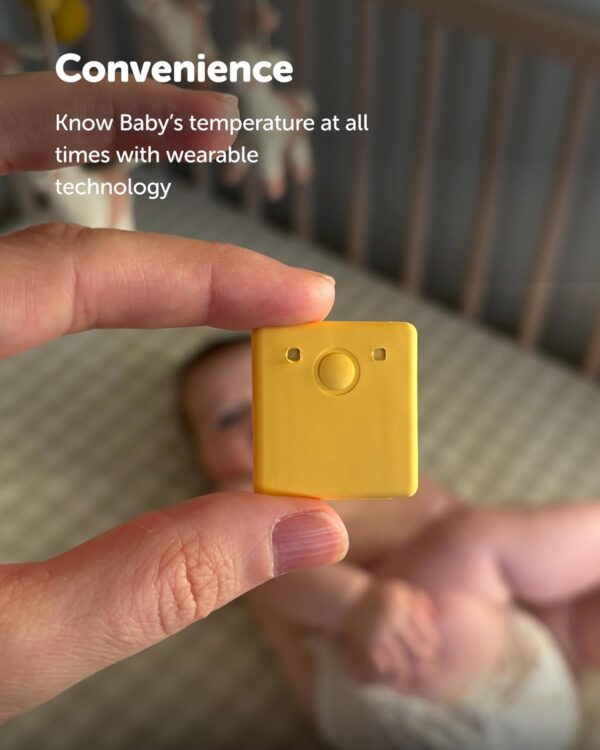 CuboAi Smart Temp | Medical-Grade Thermal Sensor to Continuously Monitor Baby’s Temperature | Wearable Axillary Thermometer for Real-Time Tracking | Must be Paired with CuboAi Plus Smart Baby Monitor - Image 5