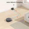 Lefant M210 Pro Robot Vacuum, Slim & Quiet, 3 Adjustable Suction Levels, 120 Min Runtime, Freemove 3.0, WiFi/App/Alexa, 6 Modes for Pet Hair, Hard Floors & Low Carpets, Self-Charging, Gray - Image 9