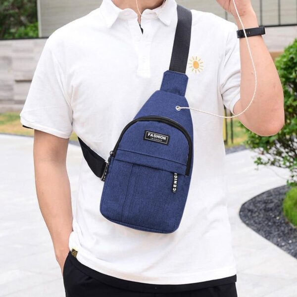 Overstock Items Clearance, Sling Bag for Women Mens, with USB Charging Port, Small Backpack Sash Bag for Walking Hiking - Image 2