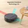 Lefant M210 Pro Robot Vacuum, Slim & Quiet, 3 Adjustable Suction Levels, 120 Min Runtime, Freemove 3.0, WiFi/App/Alexa, 6 Modes for Pet Hair, Hard Floors & Low Carpets, Self-Charging, Gray - Image 2