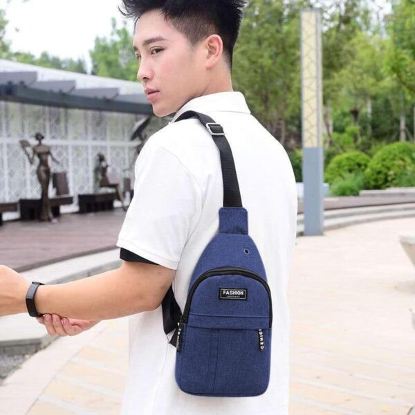 Overstock Items Clearance, Sling Bag for Women Mens, with USB Charging Port, Small Backpack Sash Bag for Walking Hiking - Image 6