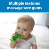 Dr. Brown's Peapod Teether + Training Toothbrush, Help Soothe Baby's Sore Gums, Soft 100% Silicone, BPA Free, 3m+ - Image 2