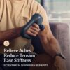 TheraGun Relief Quiet Deep Tissue Therapy Massage Gun - Bluetooth Enabled, Electric Percussion Massage Gun & Personal Massager for Pain in The Neck, Back, Leg, Shoulder and Foot (Relief - Black) - Image 2