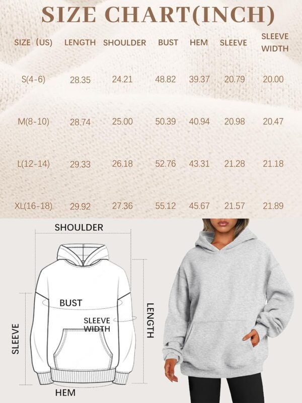 EFAN Womens Hoodies Oversized Sweatshirts Pullover Fleece Sweaters Long Sleeve Winter Fall Outfits Fashion Y2k Clothes - Image 7
