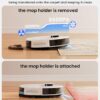 Lefant LiDAR Robot Vacuum and Mop, 45-Day Self-Emptying, 190° PSD Obstacle Avoidance, Customized Cleaning, Multi-Floor Mapping, 5500Pa Strong Suction, 140 Min Runtime, WiFi/App/Alexa, M2 Pro - Image 7