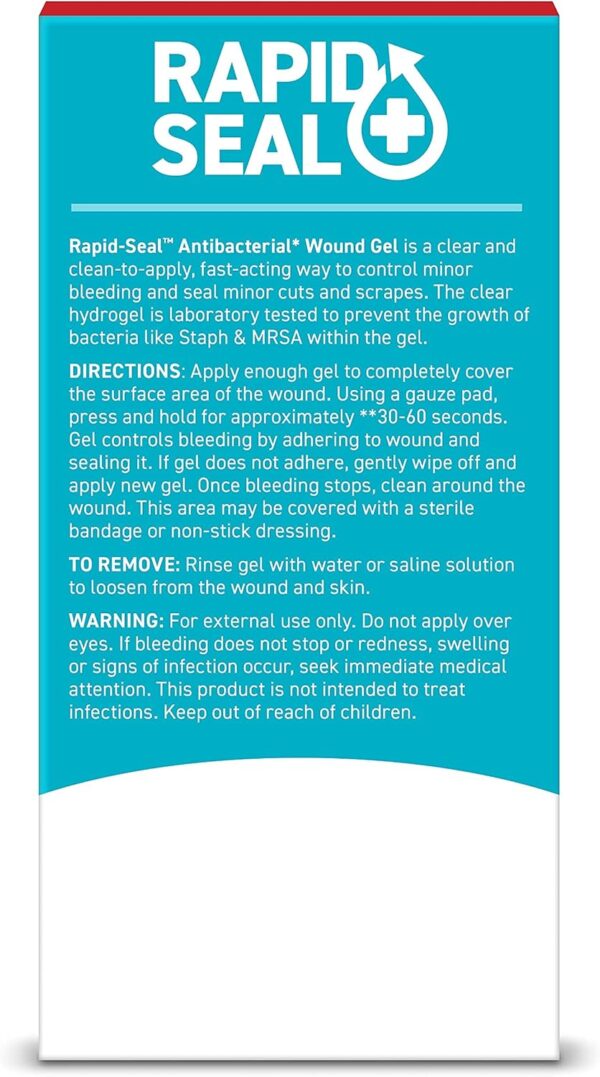Wound Gel (2 Tubes) | Stops Bleeding in Seconds | FSA HSA Eligible | Ideal for Cuts, Scrapes and Razor Nicks for Emergency First Aid Supplies - Image 7