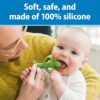 Dr. Brown's Peapod Teether + Training Toothbrush, Help Soothe Baby's Sore Gums, Soft 100% Silicone, BPA Free, 3m+ - Image 4