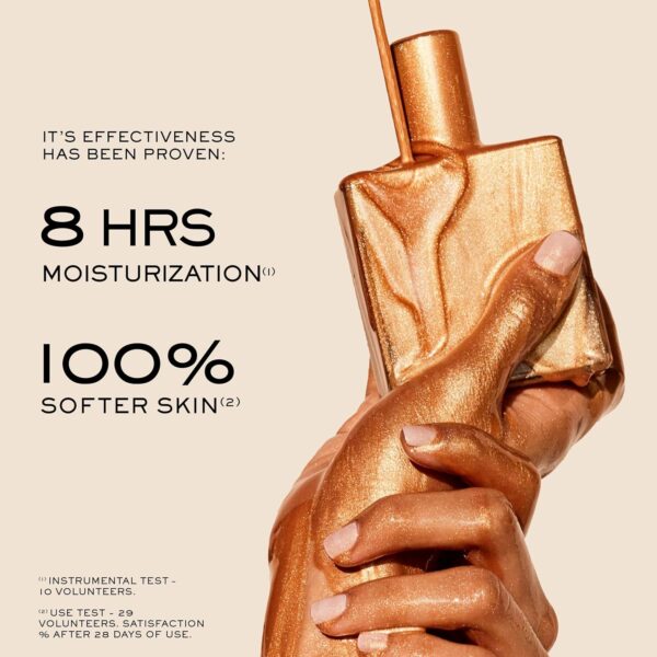NUXE Huile Prodigieuse Shimmer Multi-Purpose Dry Oil - Luxurious Radiant Glow and Hydration for Face, Body & Hair - Image 5