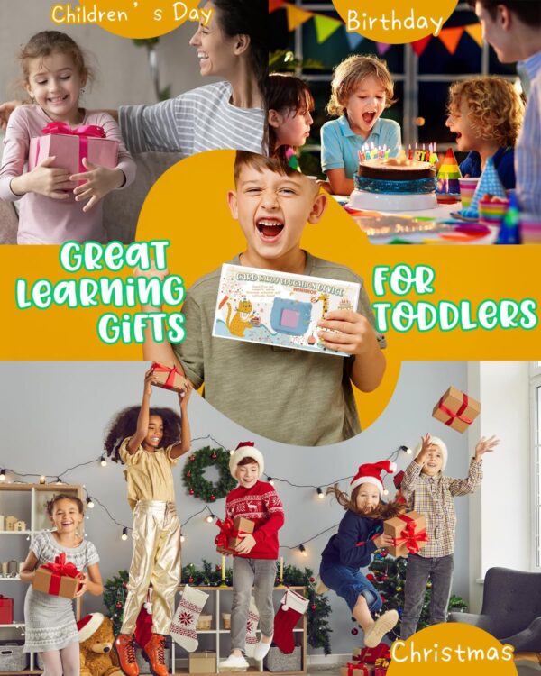 510 Words Spanish English Bilingual Talking Flash Cards for Toddler 1-3, Easter Basket Stuffers for Toddler Learning Montessori Toys for Kids, Birthday Gifts for Boys Girls Autism Sensory Toys - Image 9