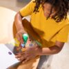 Melissa & Doug Sticker Wow!™ 24-Page Activity Pad and Sticker Stamper, 300 Stickers, Arts and Crafts Fidget Toy Collectible Character – Dinosaur Creative Play Travel Toy for Girls and Boys 3+, - Image 7