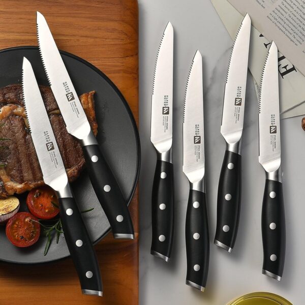 Stahl 19 Piece High Carbon Exclusive German Steel Knife Block Set (Black) - Image 9