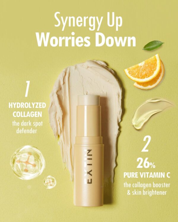 KAHI Extin C Balm - Vitamin C Infused Moisturizer Stick | Starter & Finishing Balm for Skin Brightening & Fine Lines (0.32 oz) - Image 4