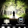 PHIXTON Rechargeable Flashlights High Lumens 2000 Super Bright Long Range 3280FT, Long Lasting 15H Powerful USB C LED Strong Flash Light High Powered, Heavy Duty, Zoomable, for Home Camping Gift - Image 2