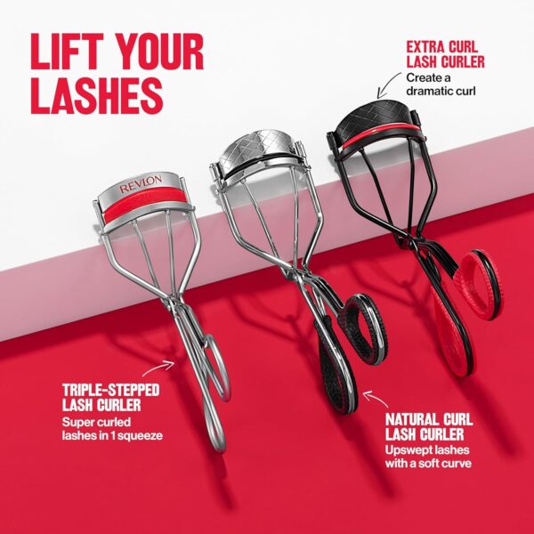 Revlon Natural Curl Lash Curler for Lifted Eyelashes, with Non-Slip Finger Grips, Easy to Use, 1 Count - Image 10
