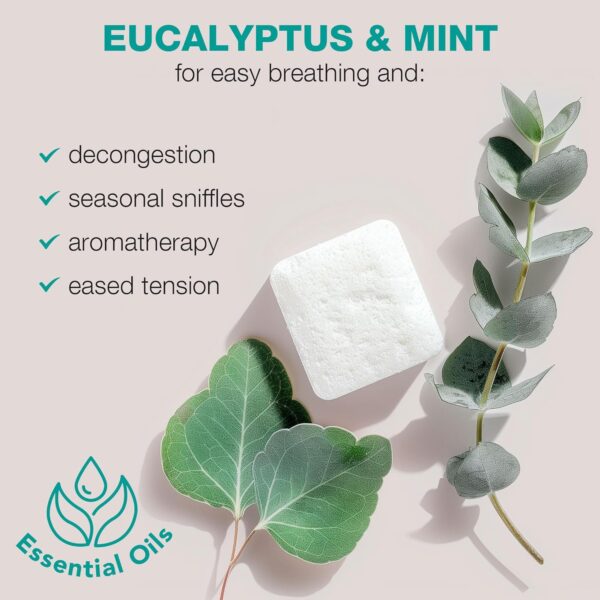 Shower Steamers Aromatherapy - USA Made with Natural Ingredients & Eucalyptus Essential Oil, Mothers Day Gifts, Large Shower Bombs, Relaxation Spa Gifts for Women & Men, Self Care Gifts for Mom - Image 4