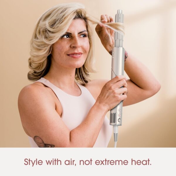 Shark HD430 FlexStyle Air Styling & Drying System, Powerful Hair Dryer Brush & Multi-Styler with Auto-Wrap Curlers, Paddle Brush, Oval Brush, Concentrator Attachment, Stone - Image 10