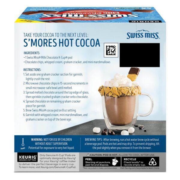 Swiss Miss Milk Chocolate Hot Cocoa, Single-Serve Keurig K-Cup Pods, Hot Chocolate, 44 Count - Image 13