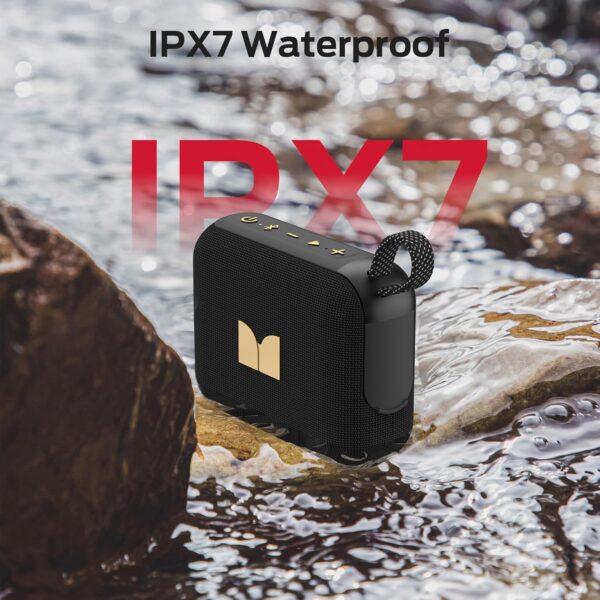 Monster Superstar Cube 1 Portable Bluetooth Speaker, IPX7 Waterproof, Bluetooth 5.4, 20H Playtime, Powerful Stereo Sound, Speaker for Home, Outdoors and Travel, Black - Image 4