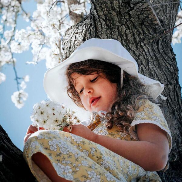 JAN & JUL Adjustable Cotton Floppy Sun Hat with 50+ UPF Protection for Girls - Image 4