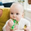 Dr. Brown's Peapod Teether + Training Toothbrush, Help Soothe Baby's Sore Gums, Soft 100% Silicone, BPA Free, 3m+ - Image 8