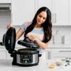 Ninja Foodi Programmable 10-in-1 5-Quart Pressure Cooker and Air Fryer - FD101 Stainless Steel (Renewed) - Image 2