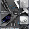 PHIXTON Rechargeable Flashlights High Lumens 2000 Super Bright Long Range 3280FT, Long Lasting 15H Powerful USB C LED Strong Flash Light High Powered, Heavy Duty, Zoomable, for Home Camping Gift - Image 5