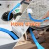 Sealegend 2 Pieces Dryer Vent Cleaner Kit Dryer Lint Vacuum Attachment, Dryer Vent Cleaning Lint Remover 2 Hoses Tools for Home Improvement - Image 3