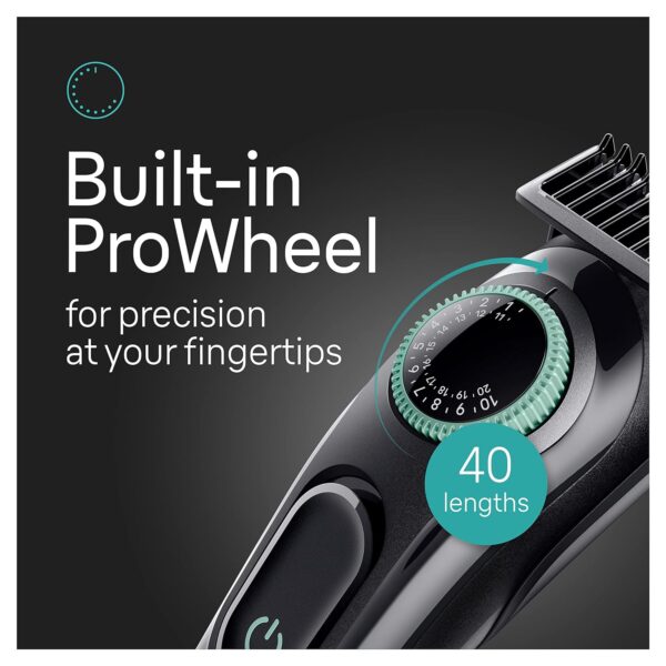 Braun All-In-One Style Kit Series 3 3450, 5-in-1 Trimmer for Men with Beard Trimmer, Ear & Nose Trimmer, Hair Clippers & More, Ultra-Sharp Blade, 40 Length Settings and Washable - Image 6