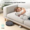 Lefant M210 Pro Robot Vacuum, Slim & Quiet, 3 Adjustable Suction Levels, 120 Min Runtime, Freemove 3.0, WiFi/App/Alexa, 6 Modes for Pet Hair, Hard Floors & Low Carpets, Self-Charging, Gray - Image 5