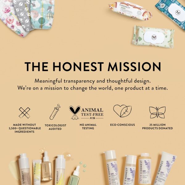 The Honest Company 2-in-1 Cleansing Shampoo + Body Wash for Sensitive Skin | Gentle for Baby | Naturally Derived, Tear-free, Hypoallergenic | Fragrance Free, 10 fl oz - Image 9