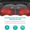 Shiatsu Neck and Back Massager with Soothing Heat, Nekteck Electric Deep Tissue 3D Kneading Massage Pillow for Shoulder, Leg, Body Muscle Pain Relief, Home, Office, and Car Use - Image 4