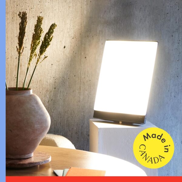 Northern Light Technologies Boxelite - 10000 Lux Light Therapy Lamp - Full Spectrum Lightbox Therapy Light for Natural Mood and Energy Enhancement, Sunlight Desk Lamp, Black - Image 2