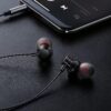 Wired Earbuds Headphones with Microphone Stereo Bass Earphones Noise Isolation in-Ear Headset Compatible with All Smartphones Tablets iPod IPad MP3 Player That with 3.5 mm Interface(Black) - Image 4