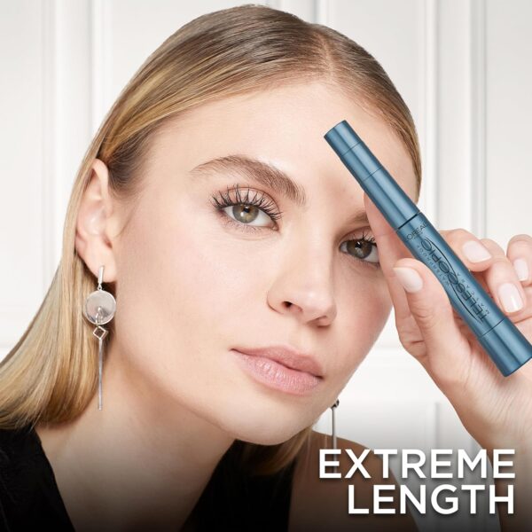 L'Oreal Paris Makeup Original Telescopic Lengthening Mascara, Waterproof Black - Image 2