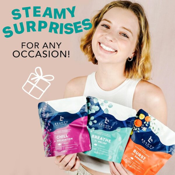 Shower Steamers Aromatherapy - USA Made with Natural Ingredients & Eucalyptus Essential Oil, Mothers Day Gifts, Large Shower Bombs, Relaxation Spa Gifts for Women & Men, Self Care Gifts for Mom - Image 6