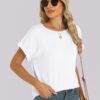 ANRABESS Womens Oversized Tops Summer Short Sleeve T Shirts Basic Solid Boxy Tee Casual Workout Going Out Outfits 2025 Spring - Image 5