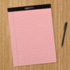 Amazon Basics Wide Ruled 8.5 x 11.75-Inch 50 Sheet Perforated Lined Writing Note Pads, Pack of 6, 300 Count, Multicolor - Image 5