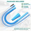 Sealegend 2 Pieces Dryer Vent Cleaner Kit Dryer Lint Vacuum Attachment, Dryer Vent Cleaning Lint Remover 2 Hoses Tools for Home Improvement - Image 5