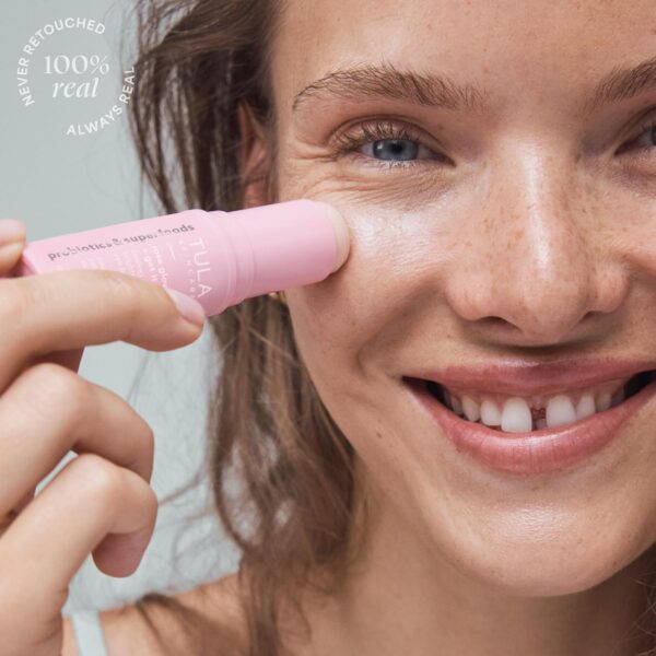 TULA Skin Care Eye Balm Rose Glow - Dark Circle Treatment, Instantly Hydrate and Brighten Undereye Area, Portable and Perfect to Use On-the-go, 0.35 oz. - Image 7
