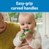 Dr. Brown's Peapod Teether + Training Toothbrush, Help Soothe Baby's Sore Gums, Soft 100% Silicone, BPA Free, 3m+ - Image 5