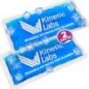 Gel Ice Packs for Injuries Reusable (2 Pack) 9.5" x 4.5" – HSA FSA Eligible Gel Cold Packs by Kinetic Labs – Flexible & Soft Packs for Knee, Shoulder, Back (Regular)