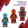 LEGO NINJAGO Kai's Mech Storm Rider Action Figure - Pretend Play Building Toy for Boys and Girls, Ages 7+ - Ninja Toy for Kids with 3 Minifigures - Gift Idea for Birthdays - 71830 - Image 4