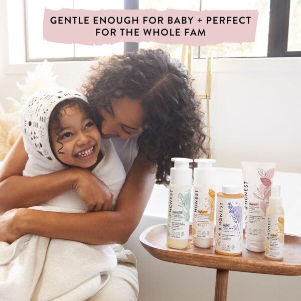 The Honest Company 2-in-1 Cleansing Shampoo + Body Wash for Sensitive Skin | Gentle for Baby | Naturally Derived, Tear-free, Hypoallergenic | Fragrance Free, 10 fl oz - Image 4