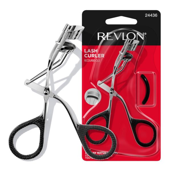 Revlon Natural Curl Lash Curler for Lifted Eyelashes, with Non-Slip Finger Grips, Easy to Use, 1 Count - Image 2