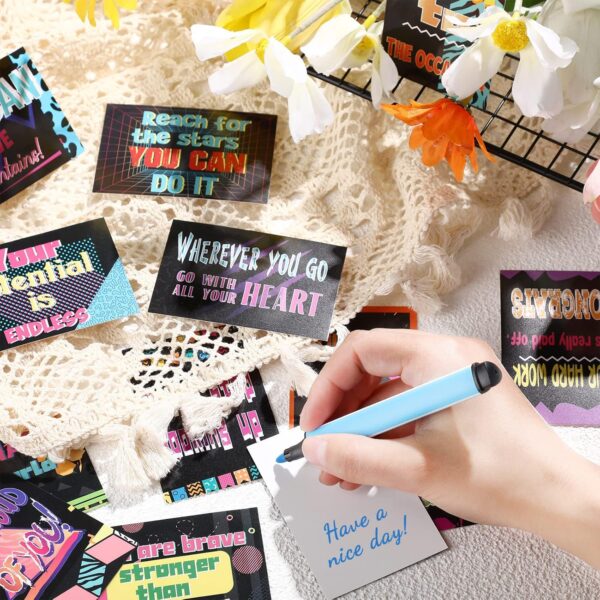 120 Pcs Inspirational Encouragement Quote Cards Motivational Kindness Appreciation Gratitude Business Cards Note Cards Mini for Employee, Students, Teachers, Kids, Family, 30 Styles - Image 4